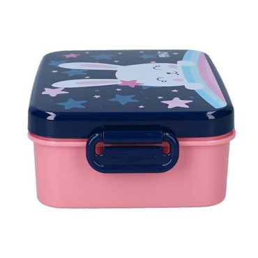 Lunch Box Bunny Stars Pink Pret - 1