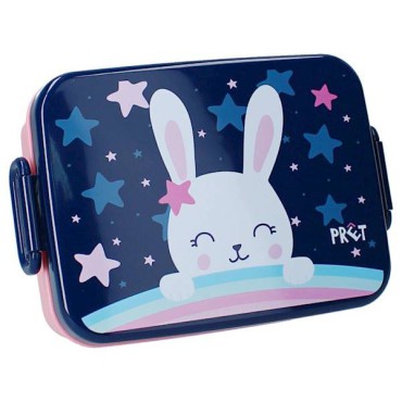 Lunch Box Bunny Stars Pink Pret - 2