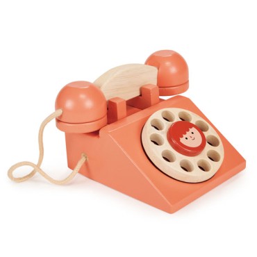 Drewniany telefon stacjonarny mentari - 3