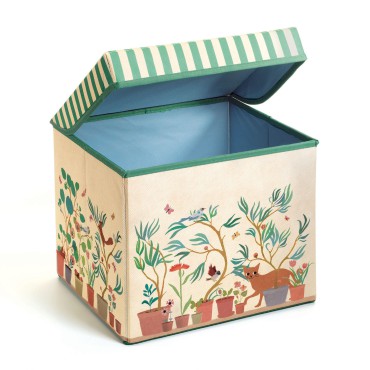 Materiałowe pudełko siedzisko Ogród Djeco - 3