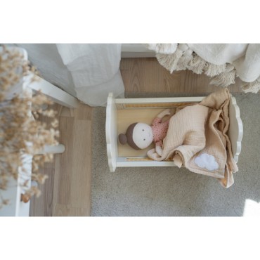Drewniane łóżeczko, kołyska dla lalek Jabadabado - 3