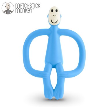 Gryzak masujący ze szczoteczką Light Blue Matchstick Monkey - 4