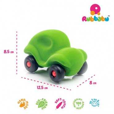 Samochód sensoryczny zielony Rubbabu