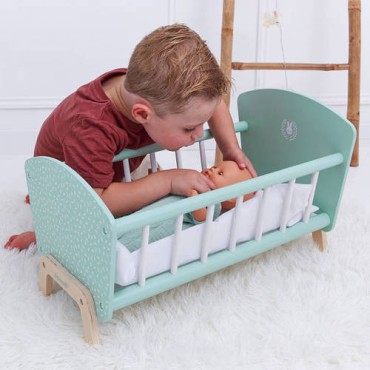 Drewniane łóżeczko dla lalek Zen 3+ Janod - 1