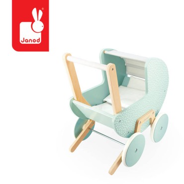 Drewniany wózek dla lalek Zen 18 m+ Janod - 8