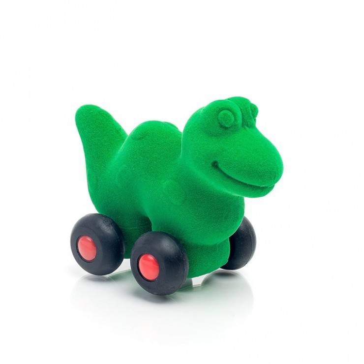 Dinozaur pojazd sensoryczny zielony mikro Rubbabu