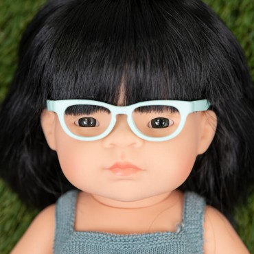 Lalka dziewczynka Azjatka z okularami Colourful Edition 38cm Miniland Doll - 4