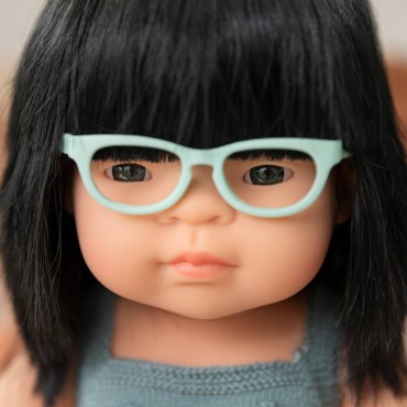 Lalka dziewczynka Azjatka z okularami Colourful Edition 38cm Miniland Doll - 5