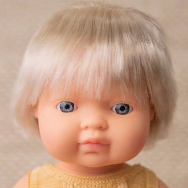 Lalka dziewczynka Europejka z implantem ślimakowym Colourful Edition 38cm Miniland Doll - 2