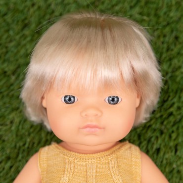 Lalka dziewczynka Europejka z implantem ślimakowym Colourful Edition 38cm Miniland Doll - 3