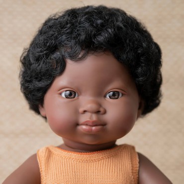 Lalka chłopiec Afrykańczyk Colourful Edition 38cm Miniland Doll - 1
