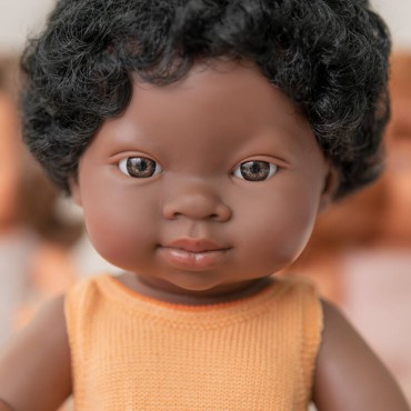 Lalka chłopiec Afrykańczyk Colourful Edition 38cm Miniland Doll - 2