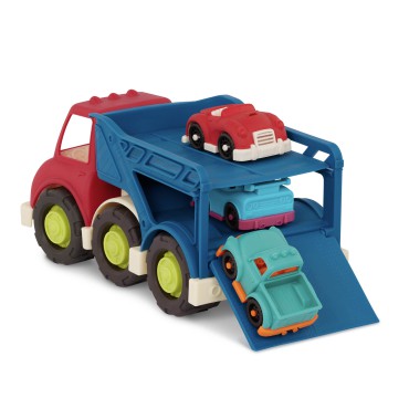 Laweta z 6 autkami Happy Cruisers – Car Carrier B.Toys - 1