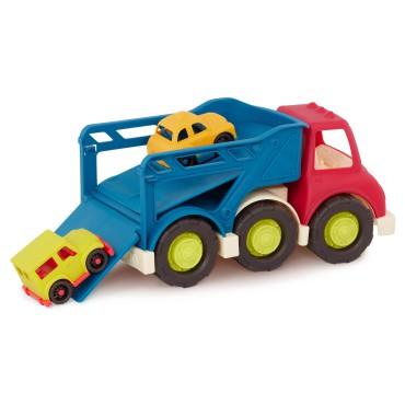 Laweta z 6 autkami Happy Cruisers – Car Carrier B.Toys - 4