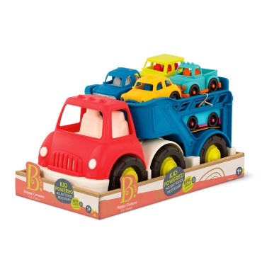 Laweta z 6 autkami Happy Cruisers – Car Carrier B.Toys - 5