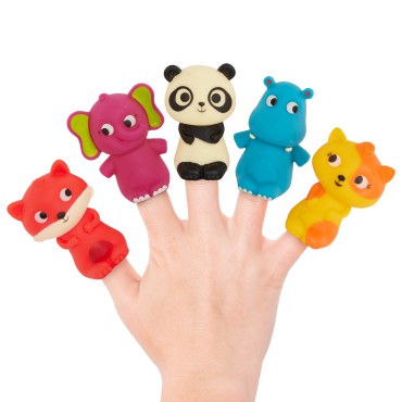 Finger Puppet Pets – pacynki na palce – zestaw 10 sztuk B.Toys - 3