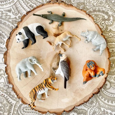 Zwierzęta Azji - zestaw figurek w tubie Safari Ltd.