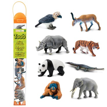Zwierzęta Azji - zestaw figurek w tubie Safari Ltd. - 3