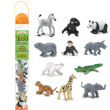 Małe zwierzątka z zoo - zestaw figurek w tubie Safari Ltd. - 2