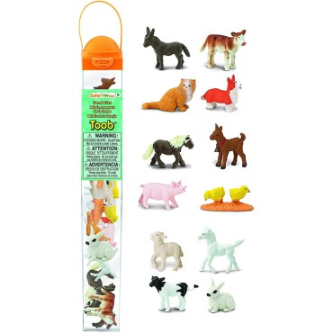 Małe zwierzątka na wsi - zestaw figurek w tubie Safari Ltd - 2