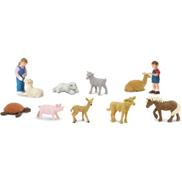Małe zwierzątka z mini zoo - zestaw figurek w tubie Safari Ltd. - 2