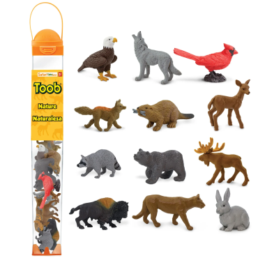 Mieszkańcy lasu - zestaw figurek w tubie Safari Ltd. - 3