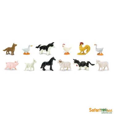 Zwierzęta na wsi - zestaw figurek w tubie Safari Ltd. - 3