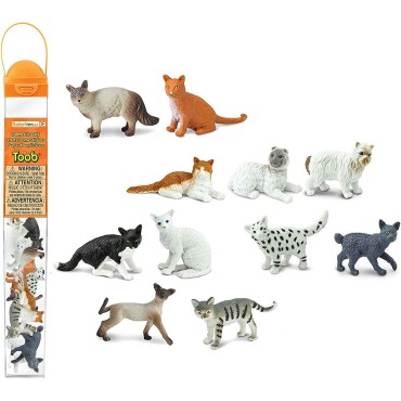 Koty domowe - zestaw figurek w tubie Safari Ltd. - 2