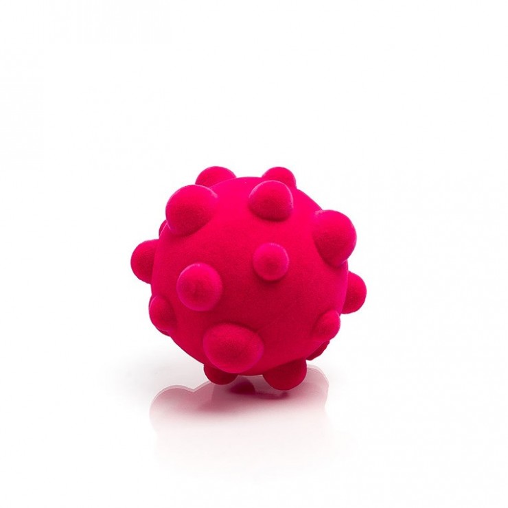 Piłka wirus sensoryczna różowa mała Rubbabu