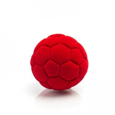 Piłka futbolowa sensoryczna czerwona mała Rubbabu