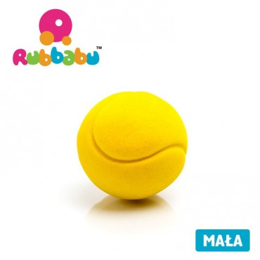 Piłka tenisowa sensoryczna żółta mała Rubbabu