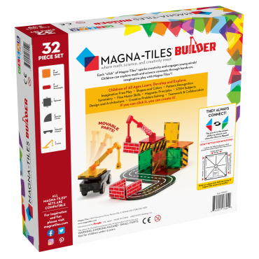 Klocki Magnetyczne Builder 32 el. MAGNA-TILES - 2