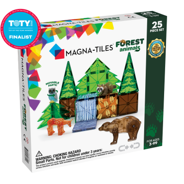 Klocki Magnetyczne Forest Animals 25 el. MAGNA-TILES - 1