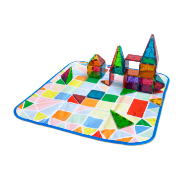 Skrzynia na klocki/Mata interaktywna 2w1 MAGNA-TILES - 1