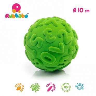 Piłka cyfry sensoryczna zielona Rubbabu