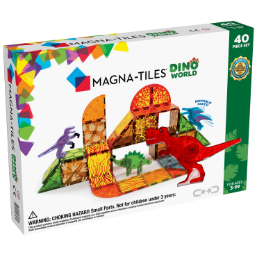 Klocki Magnetyczne Dino World 40 el. MAGNA-TILES - 3
