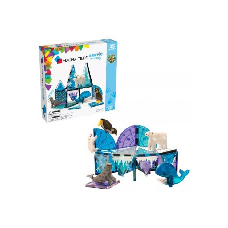 Klocki Magnetyczne Arctic Animals 25 el. MAGNA-TILES - 2