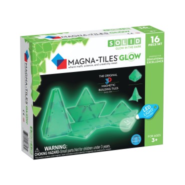 Klocki magnetyczne Glow 16 el. MAGNA-TILES - 7