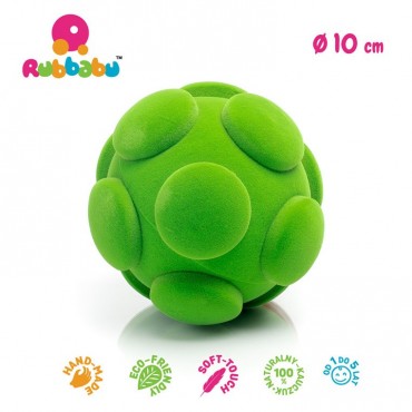 Piłka guziki sensoryczna zielona Rubbabu