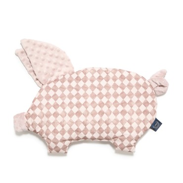 Poduszka Sleepy Pig Minky Princess Chessboard La Millou - 1