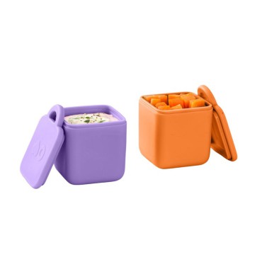 Omiedip dwa szczelne pojemniczki, Purple Orange Omie - 2