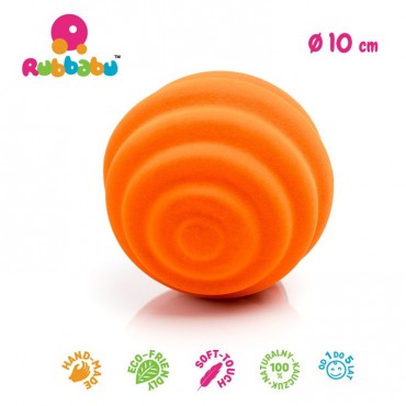 Piłka fale sensoryczna pomarańczowa Rubbabu