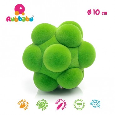 Piłka bąble sensoryczna zielona Rubbabu