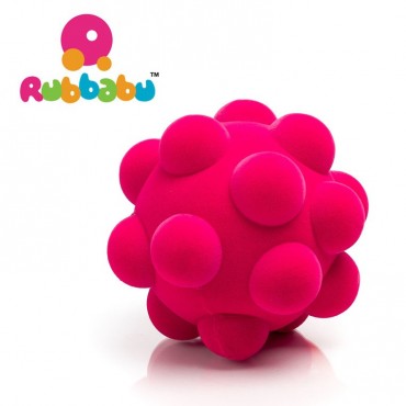 Piłka wirus sensoryczna różowa Rubbabu