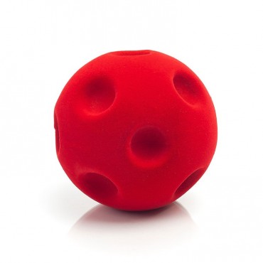 Piłka kratery sensoryczna czerwona Rubbabu