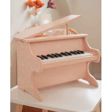 Drewniane pianino różowe Label Label - 1