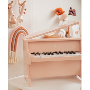 Drewniane pianino różowe Label Label - 2