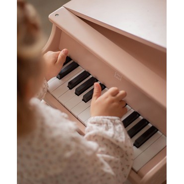 Drewniane pianino różowe Label Label - 6