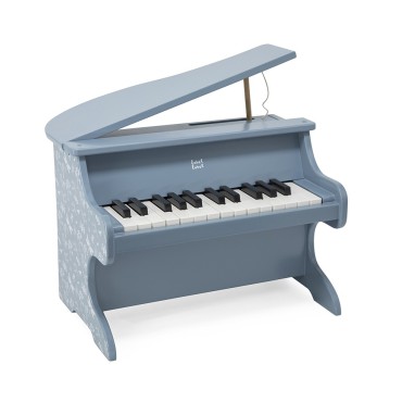 Drewniane pianino niebieskie Label Label - 1