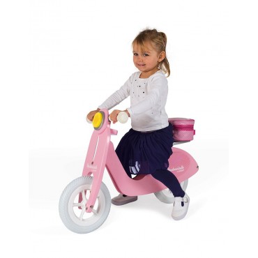 Rowerek biegowy różowy Scooter Mademoiselle Janod